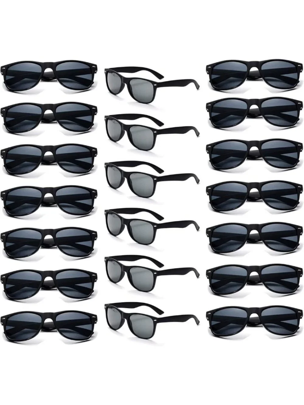 20 Pack Retro Adult Sunglasses for Men & Women - Stylish Bulk 70s Shades